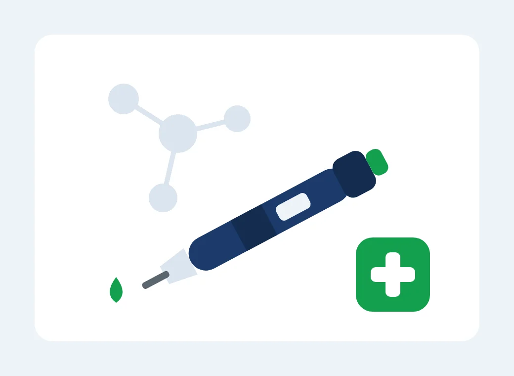 Weekly GLP-1 injection pen used in a weight management treatment
